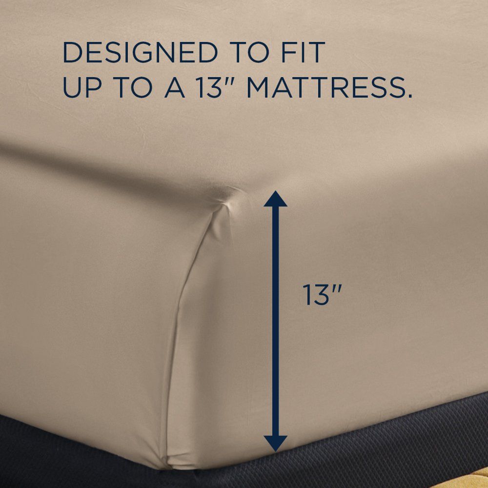 Linens - Tempur Luxe Egyptian Cotton Sheet Set - Sandstone