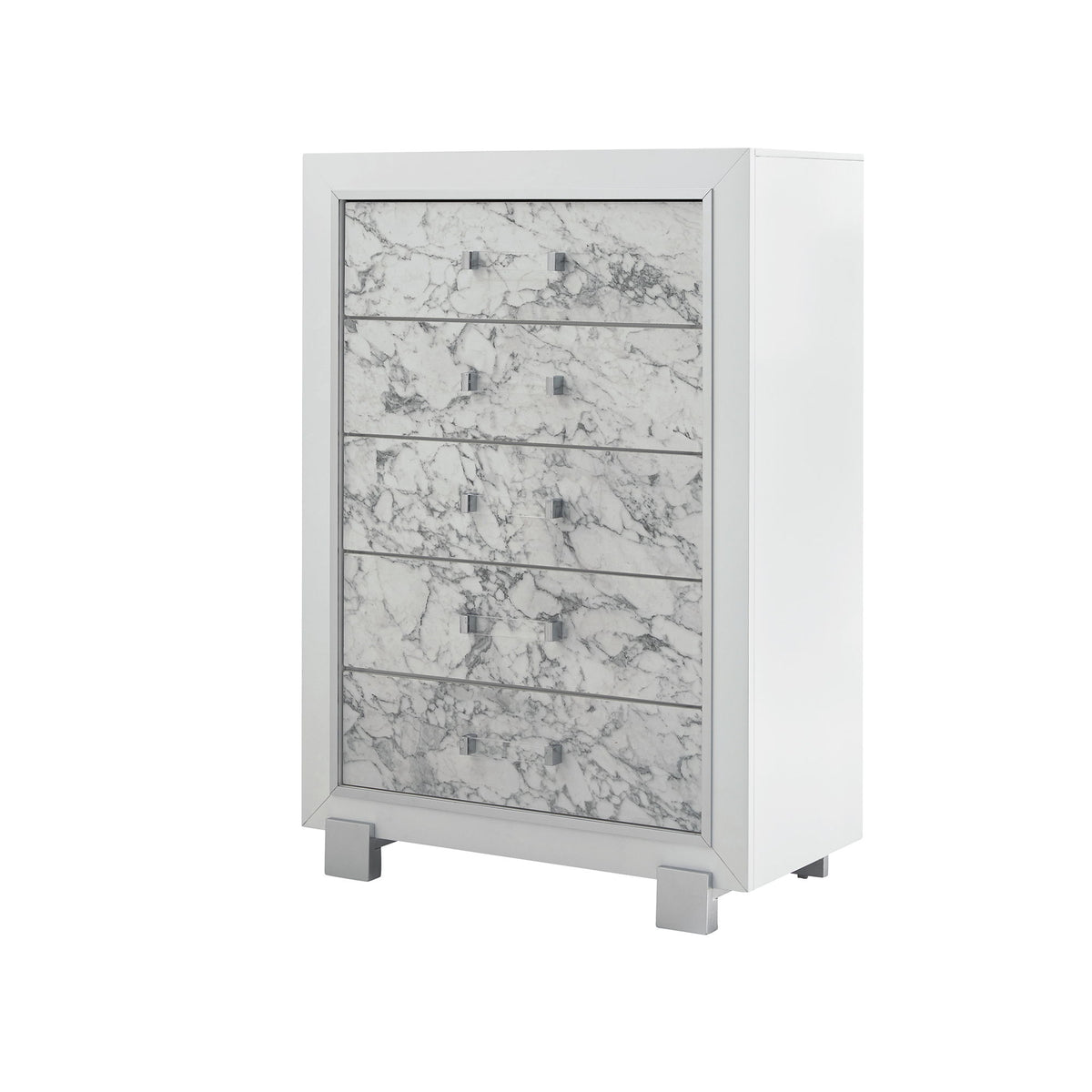 Skye - Marble Chest - White