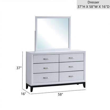 Glasgow - Dresser With 6 Drawers