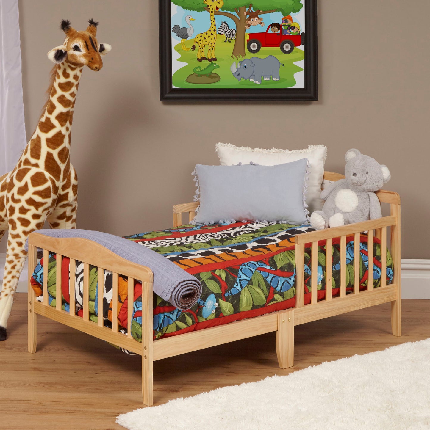 Blaire - Toddler Bed With Guardrails