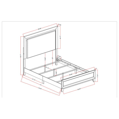 Harry - 5 Piece Bedroom Set With LED