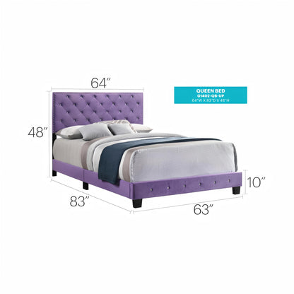 Luxurious Upholstered Bed