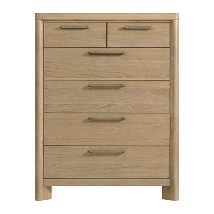 6 Drawer Chest - Tan