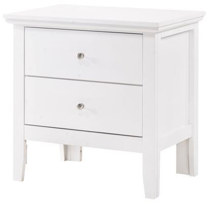 English Dovetailed Drawers Nightstand