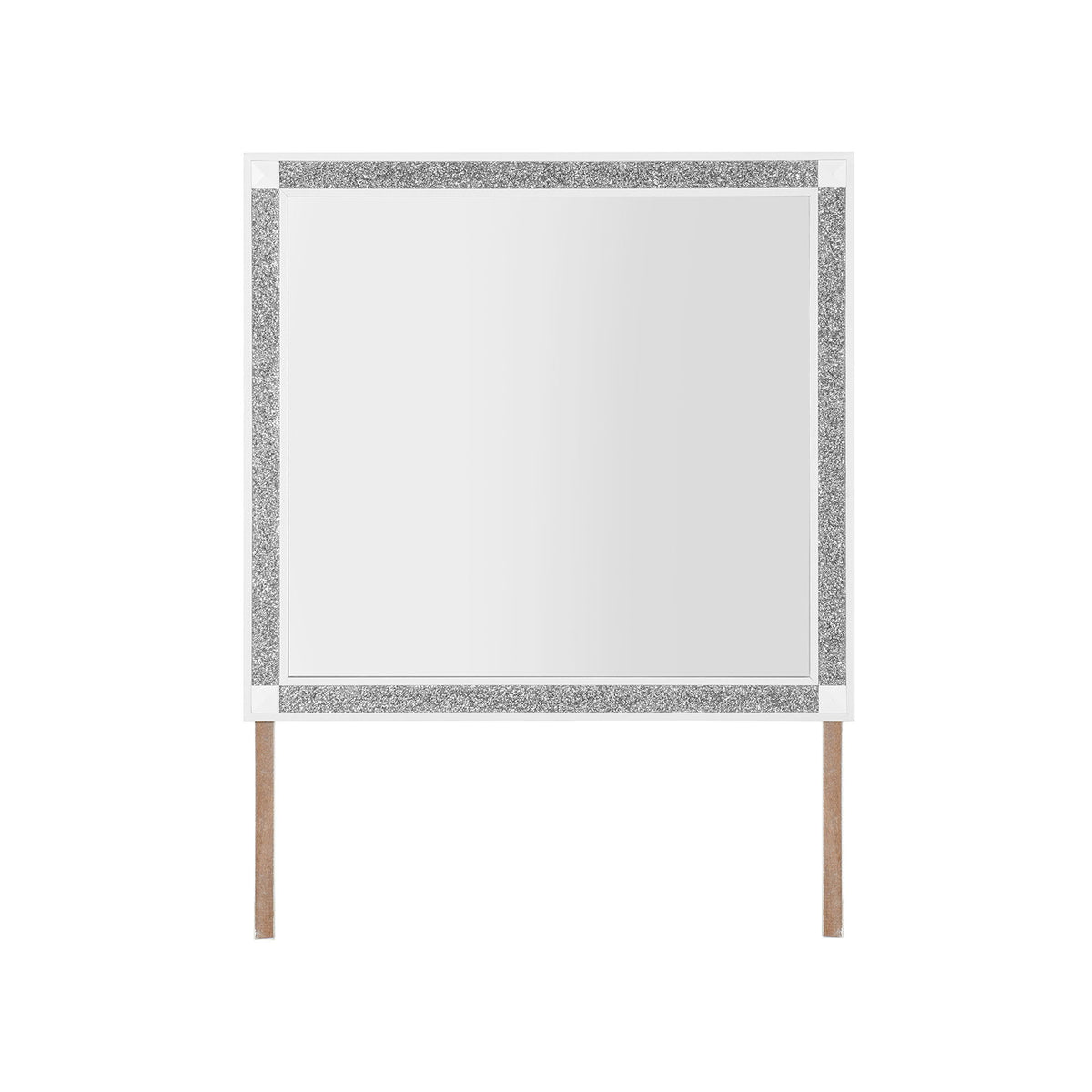 Soulmarie - Mirror, Connects To Dresser - White