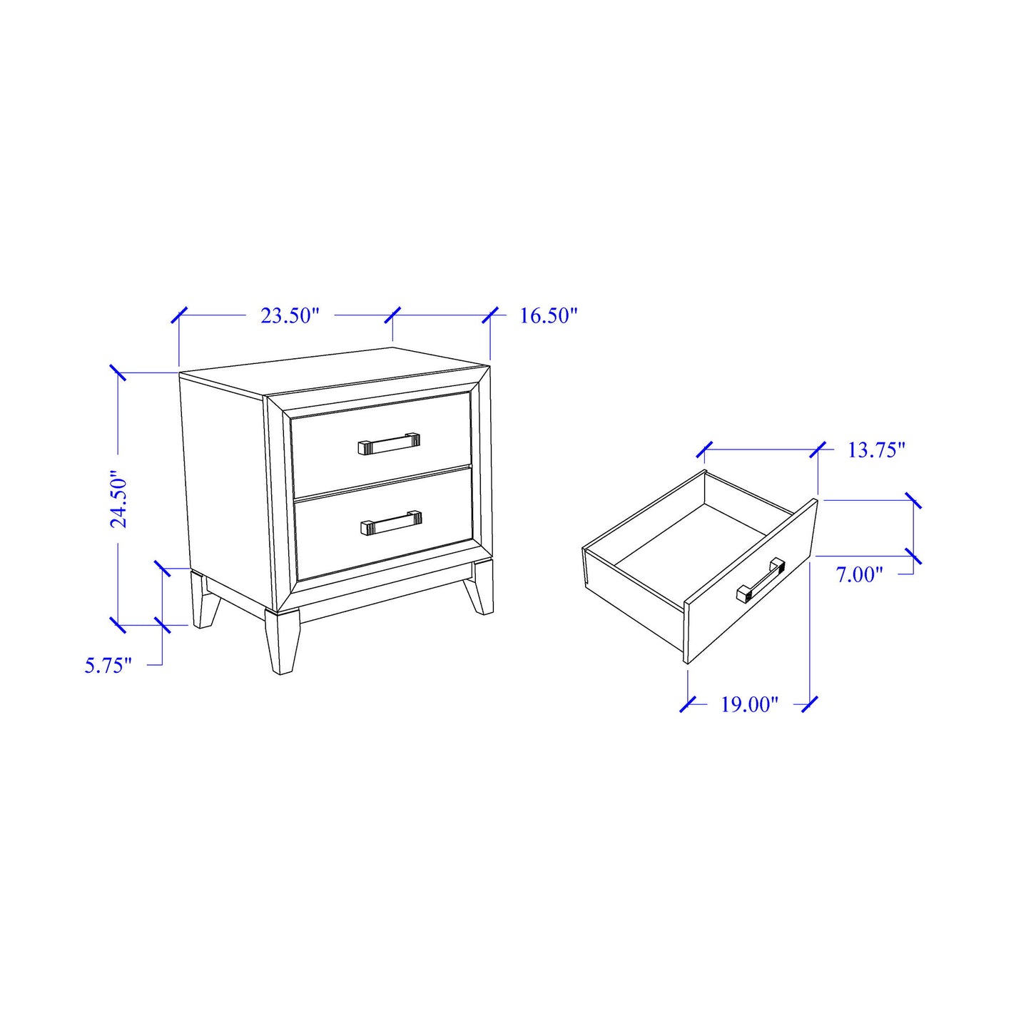 Mirage - Nightstand
