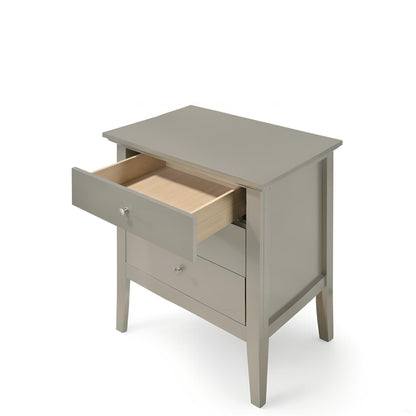 3 Drawer Nightstand & Dove Tailed Drawers
