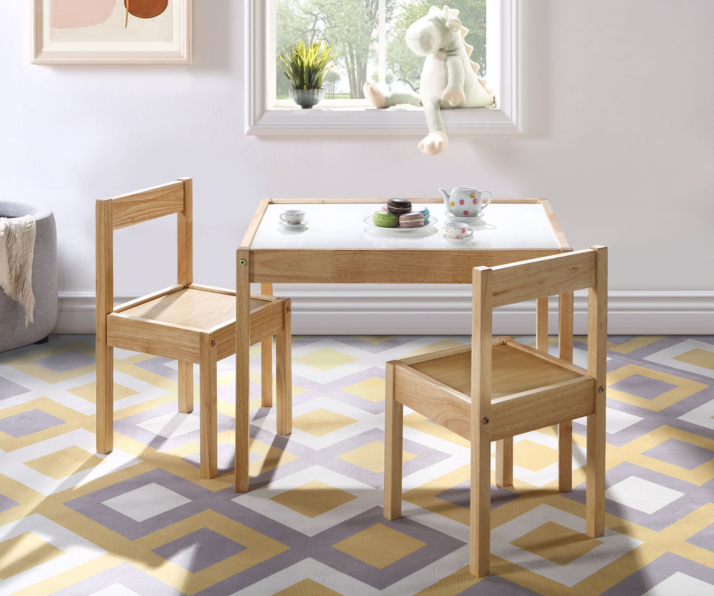 Gibson - 3 Piece Kids Table & 2 Chair Set