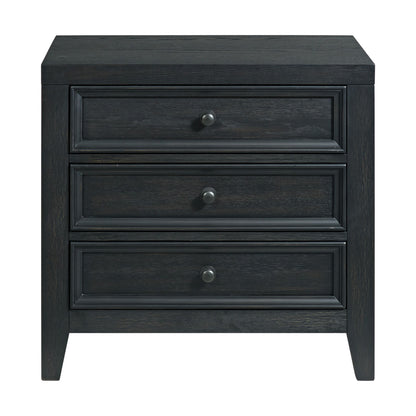3 Drawer Nightstand With USB Charging Port