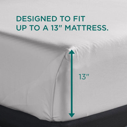 Tempur-Adapt - Tempur-Adapt Luxe Egyptian Cotton Sheets - White