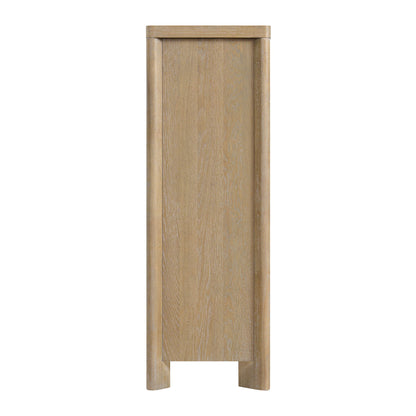 6 Drawer Chest - Tan - Solid Wood